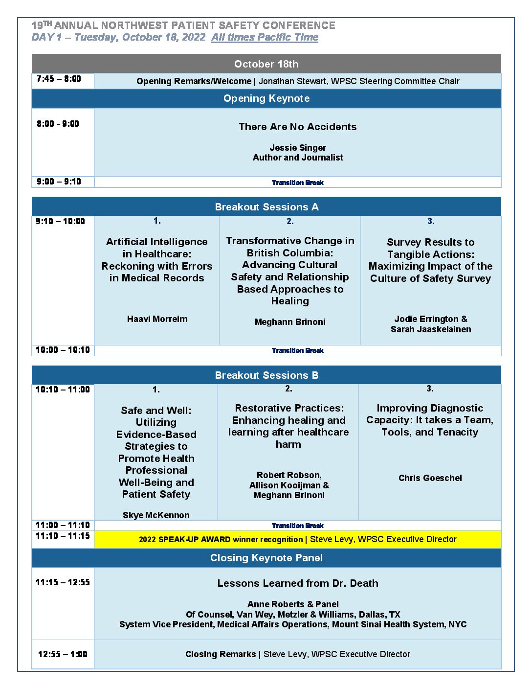 Northwest-Patient-Safety-Conference program 2022_09_08