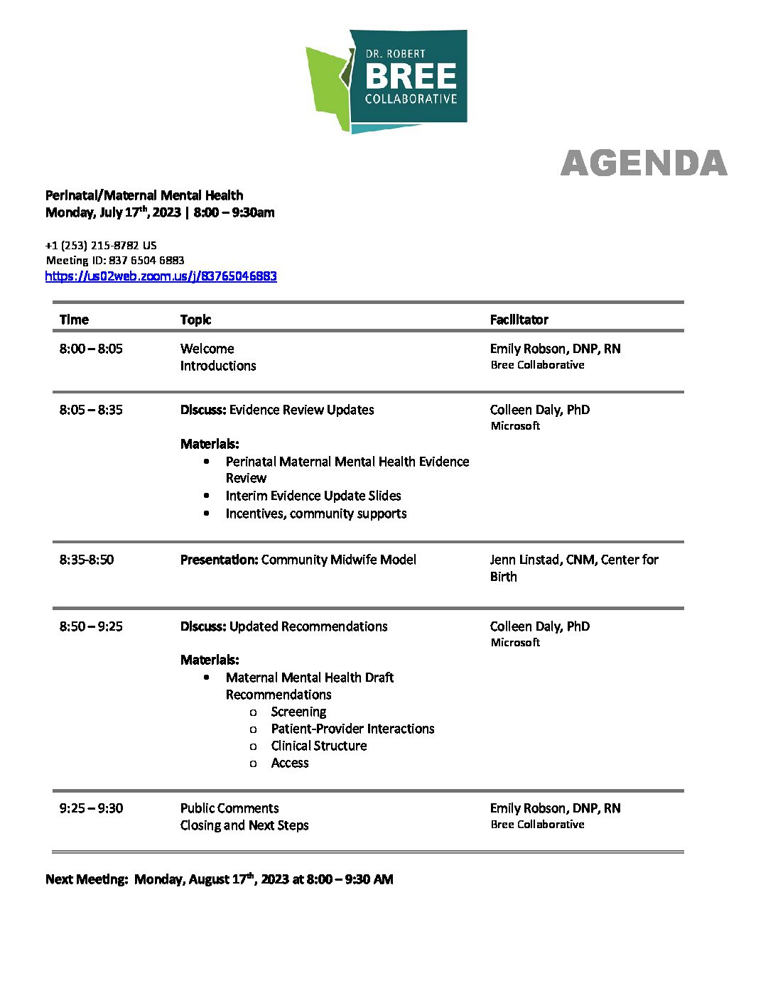 Maternal Mental Health-Agenda-23_0717