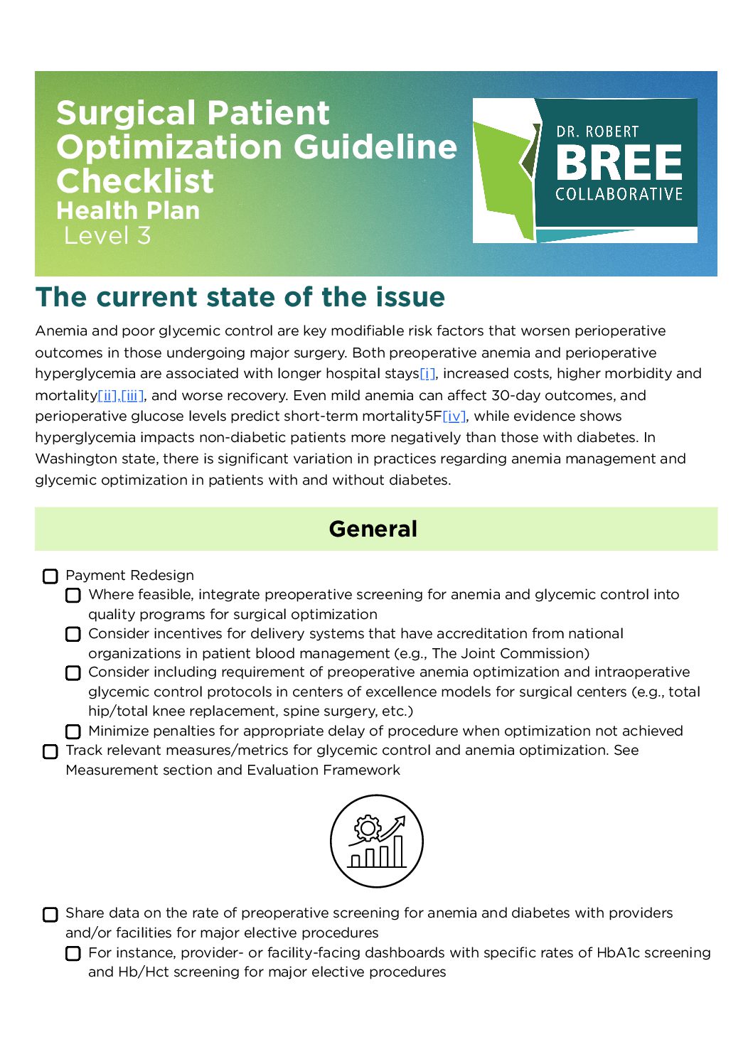 Surgical Patient Optimization Health Plan-Level 3